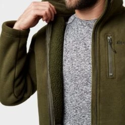 Men's Borg Fleece Jacket -go outdoors shop go 027143 f