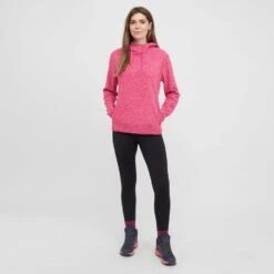 Women's Marl Fleece Hoodie -go outdoors shop go 095128 c