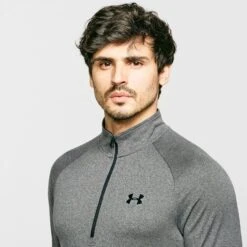 Under Armour Men's Tech™ 2.0 Long Sleeve Zip Top -go outdoors shop go 101014 d