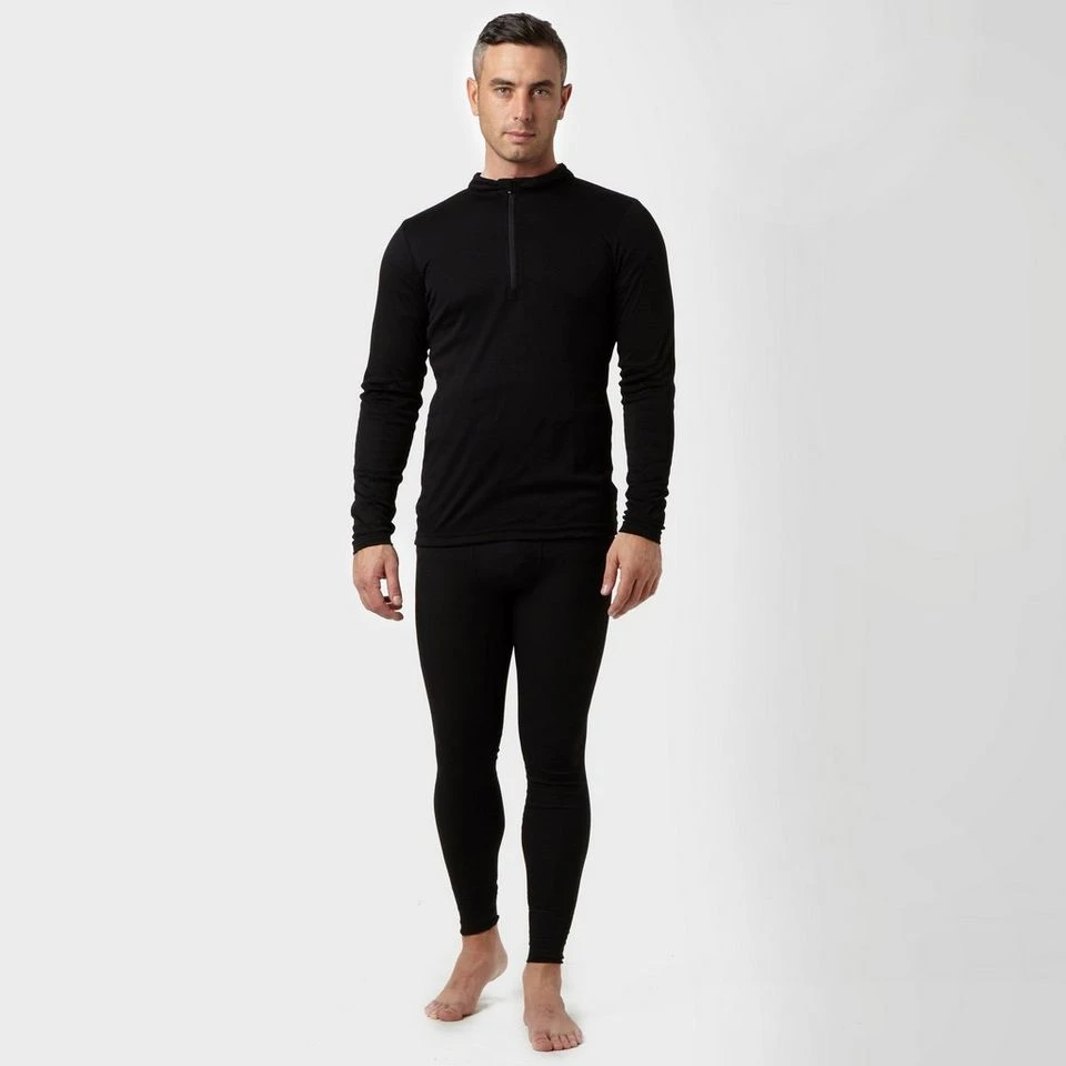 Mens' Long-sleeve Thermal Zip Top 5 Mens' Long-sleeve Thermal Zip Top - Image 3
