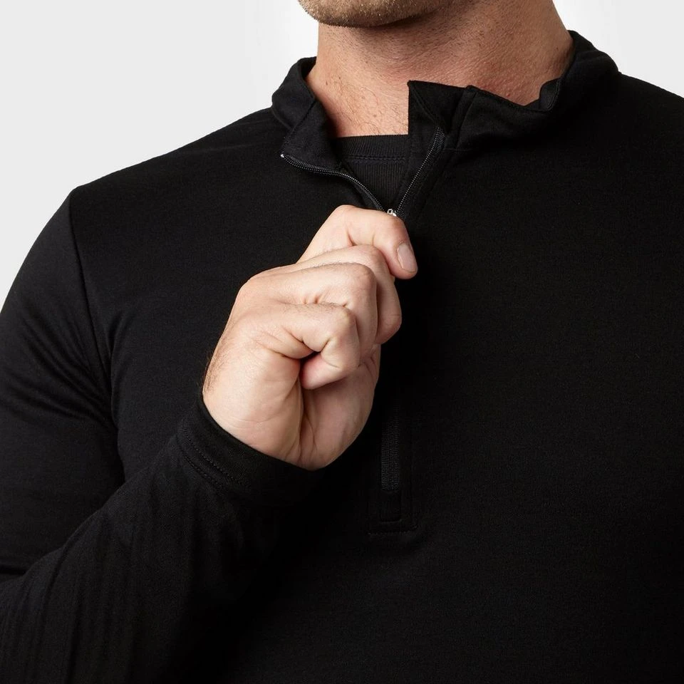 Mens' Long-sleeve Thermal Zip Top 6 Mens' Long-sleeve Thermal Zip Top - Image 4