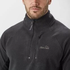 Men’s Grid Half-Zip Fleece -go outdoors shop go 286909 d
