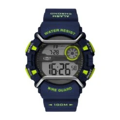 Digital Watch Blue/Lime Face -go outdoors shop go 337810 z