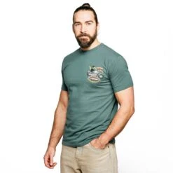 Mens' Motorcycle Frog Art T-shirt -go outdoors shop go 377475 z