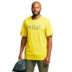 Rab Men’s Stance Logo Short Sleeve T-Shirt -go outdoors shop go 381818 z