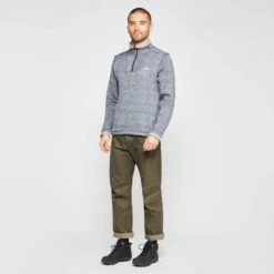 Men’s Dalby Herringbone Half Zip Fleece -go outdoors shop go 476622 c