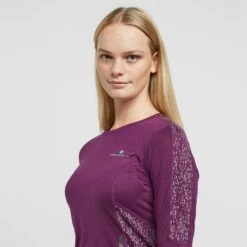 RONHILL Women's Life Nightrunner Long Sleeve T-Shirt -go outdoors shop go 479830 d