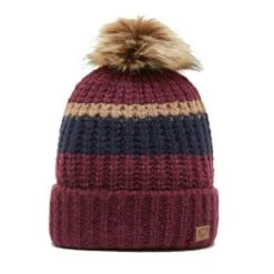 Women's Stripe Beanie -go outdoors shop go 496014 z