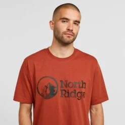Men’s Mesh Text Logo T-Shirt -go outdoors shop go 504426 d
