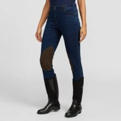 Dublin Women’s Shona Knee Patch Denim Breeches
