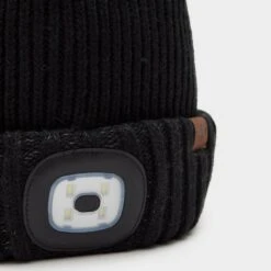 Sealskinz Waterproof Cold Weather LED Roll Cuff Beanie Hat -go outdoors shop go 561430 c