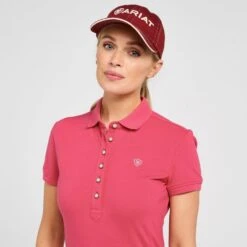 Ariat Women's Prix 2.0 Short Sleeved Polo Shirt -go outdoors shop go 574069 d