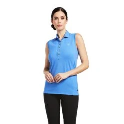 Ariat Women's Prix 2.0 Sleeveless Polo Shirt -go outdoors shop go 574072 z