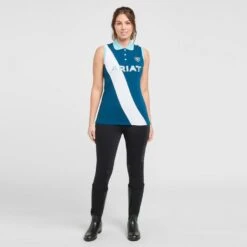 Ariat Women's Taryn Sleeveless Polo Shirt -go outdoors shop go 574078 c