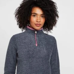 Women's Lynda Grid Half Zip Grid Fleece -go outdoors shop go 575672 d