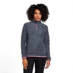 Women's Lynda Grid Half Zip Grid Fleece -go outdoors shop go 575672 z