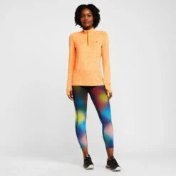 RONHILL Women's Life Practice Half Zip Long Sleeve Tee 12 RONHILL Women's Life Practice Half Zip Long Sleeve Tee -go outdoors shop go 576060 c