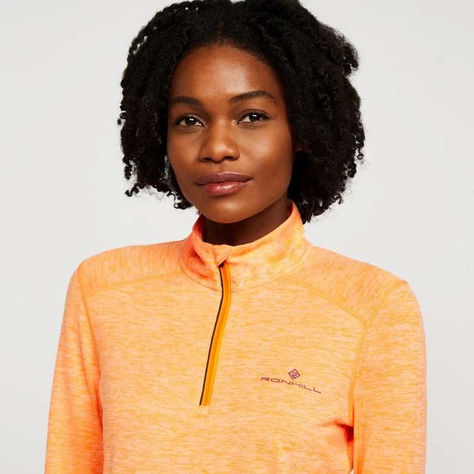 RONHILL Women's Life Practice Half Zip Long Sleeve Tee 6 RONHILL Women's Life Practice Half Zip Long Sleeve Tee - Image 4