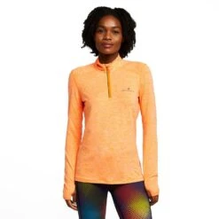 RONHILL Women's Life Practice Half Zip Long Sleeve Tee 17 RONHILL Women's Life Practice Half Zip Long Sleeve Tee -go outdoors shop go 576060 z
