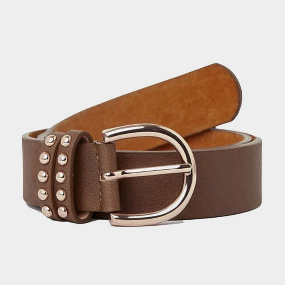 Womens Leather Belt With Rose Gold Detailing Bison Dark Brown 3 Womens Leather Belt With Rose Gold Detailing Bison Dark Brown
