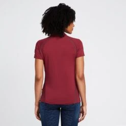 Women's Mia Short Sleeved Training Shirt Anemone -go outdoors shop go 576988 b