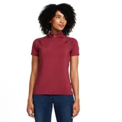 Women's Mia Short Sleeved Training Shirt Anemone -go outdoors shop go 576988 z