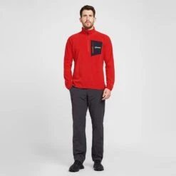 Berghaus Men’s Kedron Eco Half Zip Fleece -go outdoors shop go 593341 c