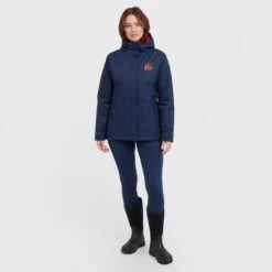Women’s Waterproof Insulated Jacket In Dark Blue -go outdoors shop go 595667 c