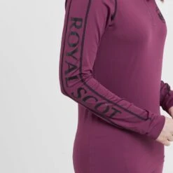 Women’s Long Sleeve Base Layer In Wine -go outdoors shop go 600888 f