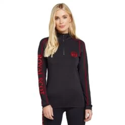 Women’s Long Sleeve Base Layer In Black -go outdoors shop go 600889 z