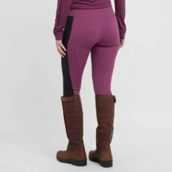 Women's Full Seat Riding Tights In Wine -go outdoors shop go 600894 b