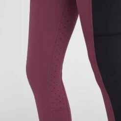 Women's Full Seat Riding Tights In Wine -go outdoors shop go 600894 g