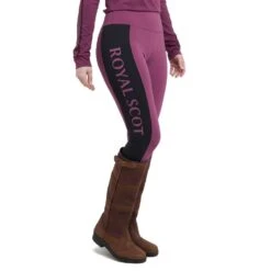 Women's Full Seat Riding Tights In Wine -go outdoors shop go 600894 z