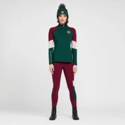 Womens Newbury Long Sleeved Base Layer Dark Green -go outdoors shop go 614452 c