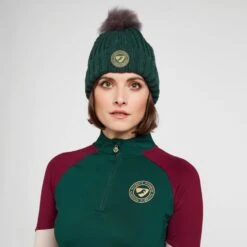 Womens Newbury Long Sleeved Base Layer Dark Green -go outdoors shop go 614452 d