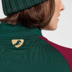 Womens Newbury Long Sleeved Base Layer Dark Green -go outdoors shop go 614452 e