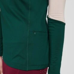 Womens Newbury Long Sleeved Base Layer Dark Green -go outdoors shop go 614452 f