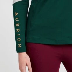 Womens Newbury Long Sleeved Base Layer Dark Green -go outdoors shop go 614452 h