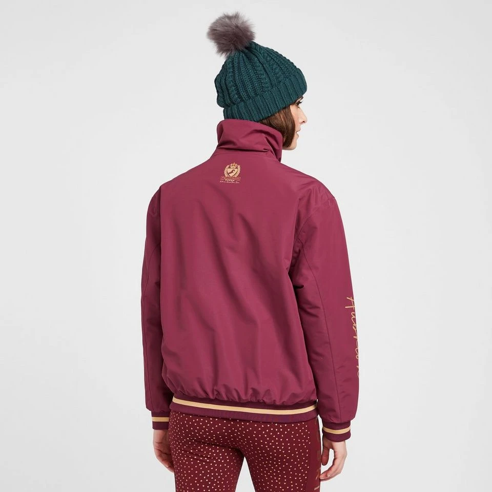 Women's Team Jacket In Mulberry 4 Women's Team Jacket In Mulberry - Image 2