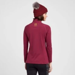 Women's Team Long Sleeve Base Layer In Mulberry -go outdoors shop go 614477 b