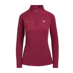 Women's Team Long Sleeve Base Layer In Mulberry -go outdoors shop go 614477 u