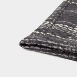 Platinum Womens Woven Scarf Black Chequered -go outdoors shop go 618423 c