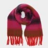 Platinum Womens Woven Scarf Pink Stripes -go outdoors shop go 618460 a