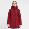 Regatta Womens Pamelina Hooded Parka Jacket Red -go outdoors shop go 618882 a