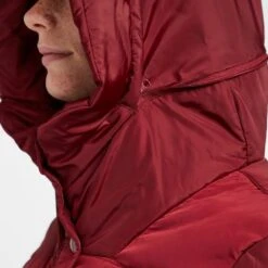 Regatta Womens Pamelina Hooded Parka Jacket Red -go outdoors shop go 618882 f