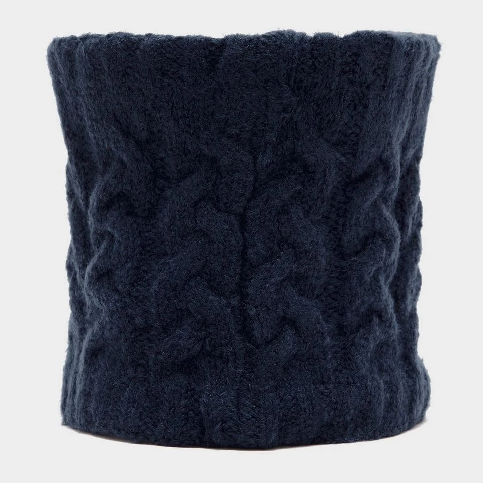 Adults' Knitted Snood In Dark Blue 5 Adults' Knitted Snood In Dark Blue - Image 3