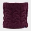 Adults’ Knitted Snood In Wine