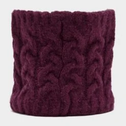 Adults’ Knitted Snood In Wine -go outdoors shop go 636513 c